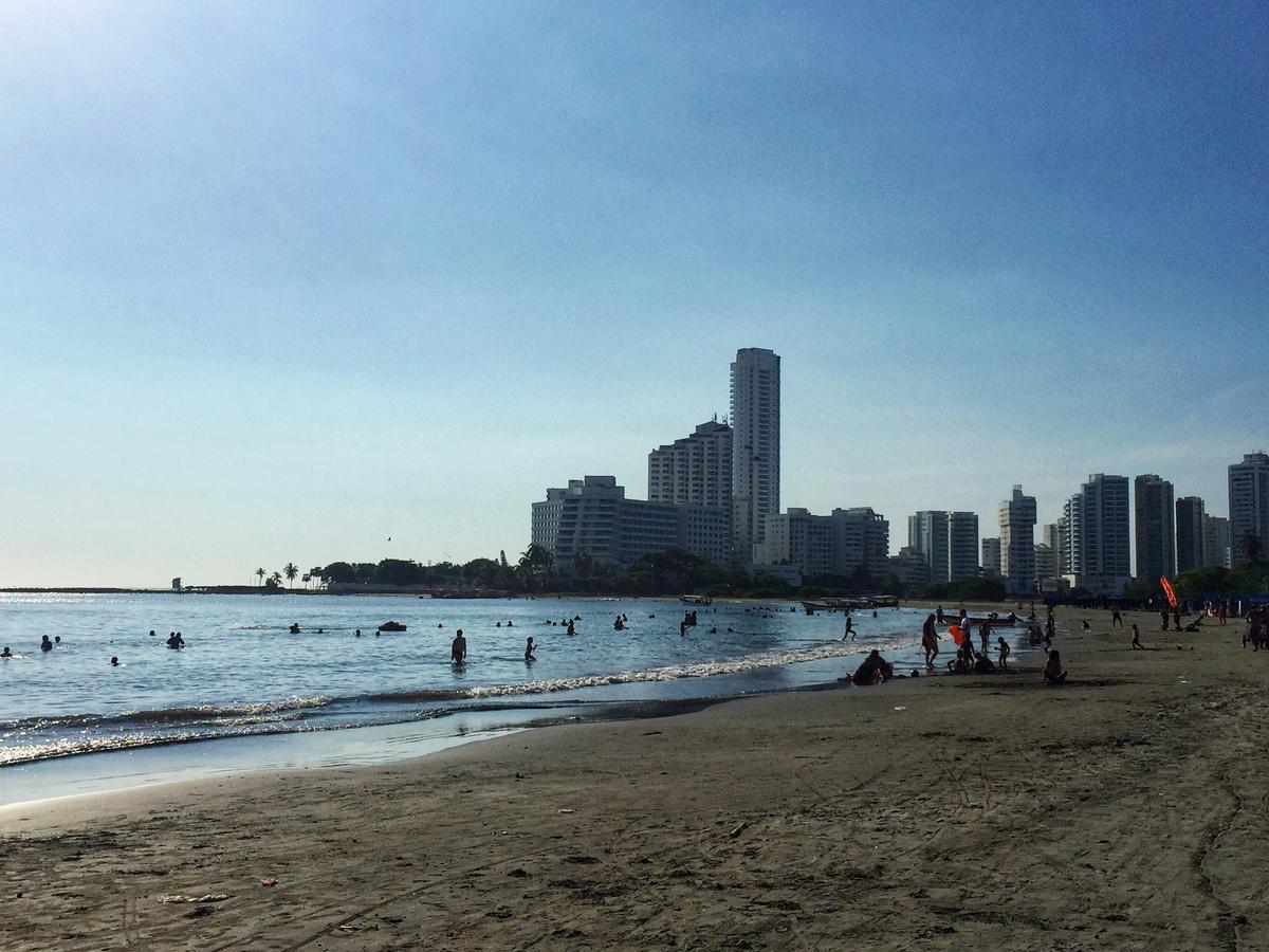 Apartamento Con Hermosa Vista Y Cerca De Playas Cartagena Eksteriør bilde